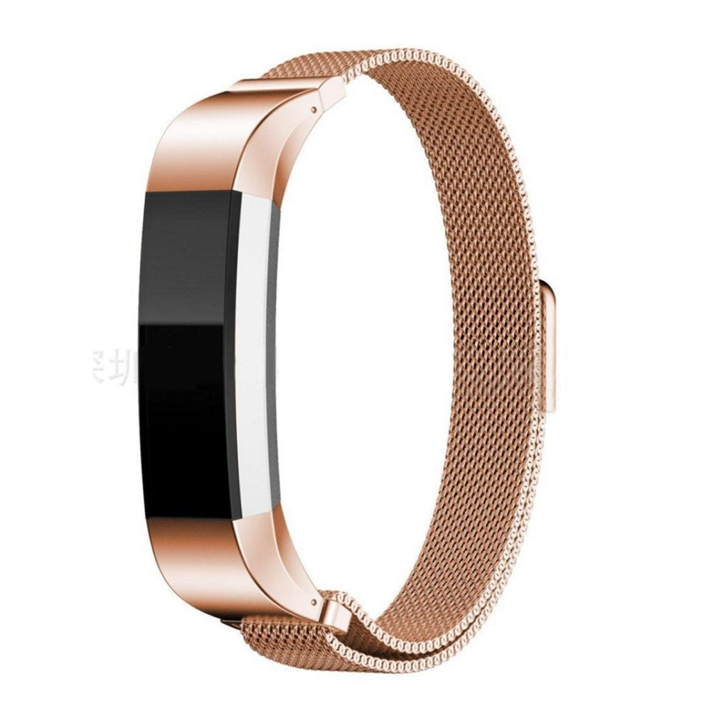 fitbit with gold strap