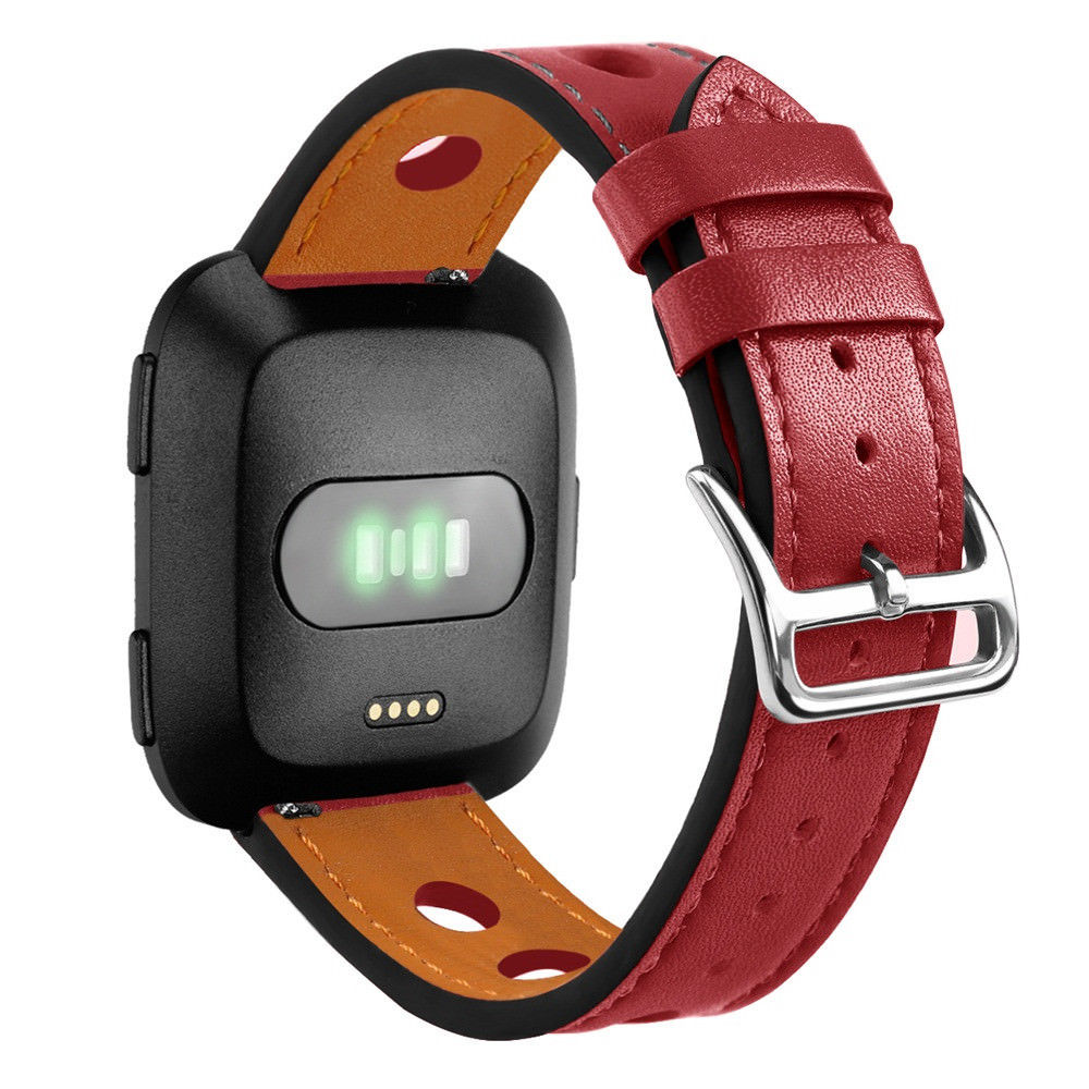 fitbit versa leather strap uk