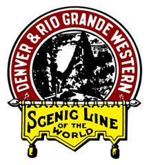 D&RGW Denver & Rio Grande Western Railroad Company Logo