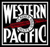 WP Western Pacific Railroad Company Logo