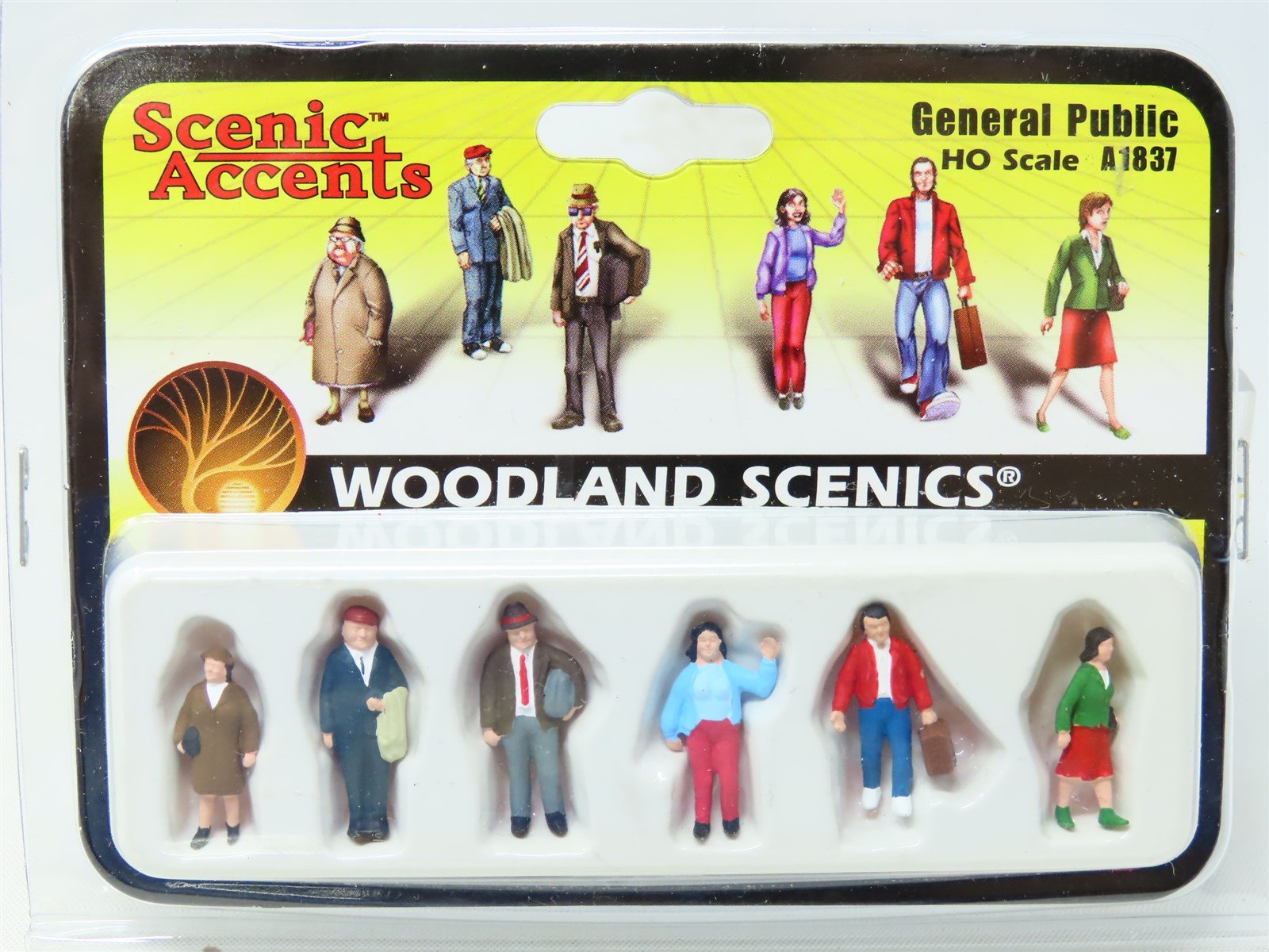 Woodland Scenic Accents Fly Fishermen for HO Scale Model Railway