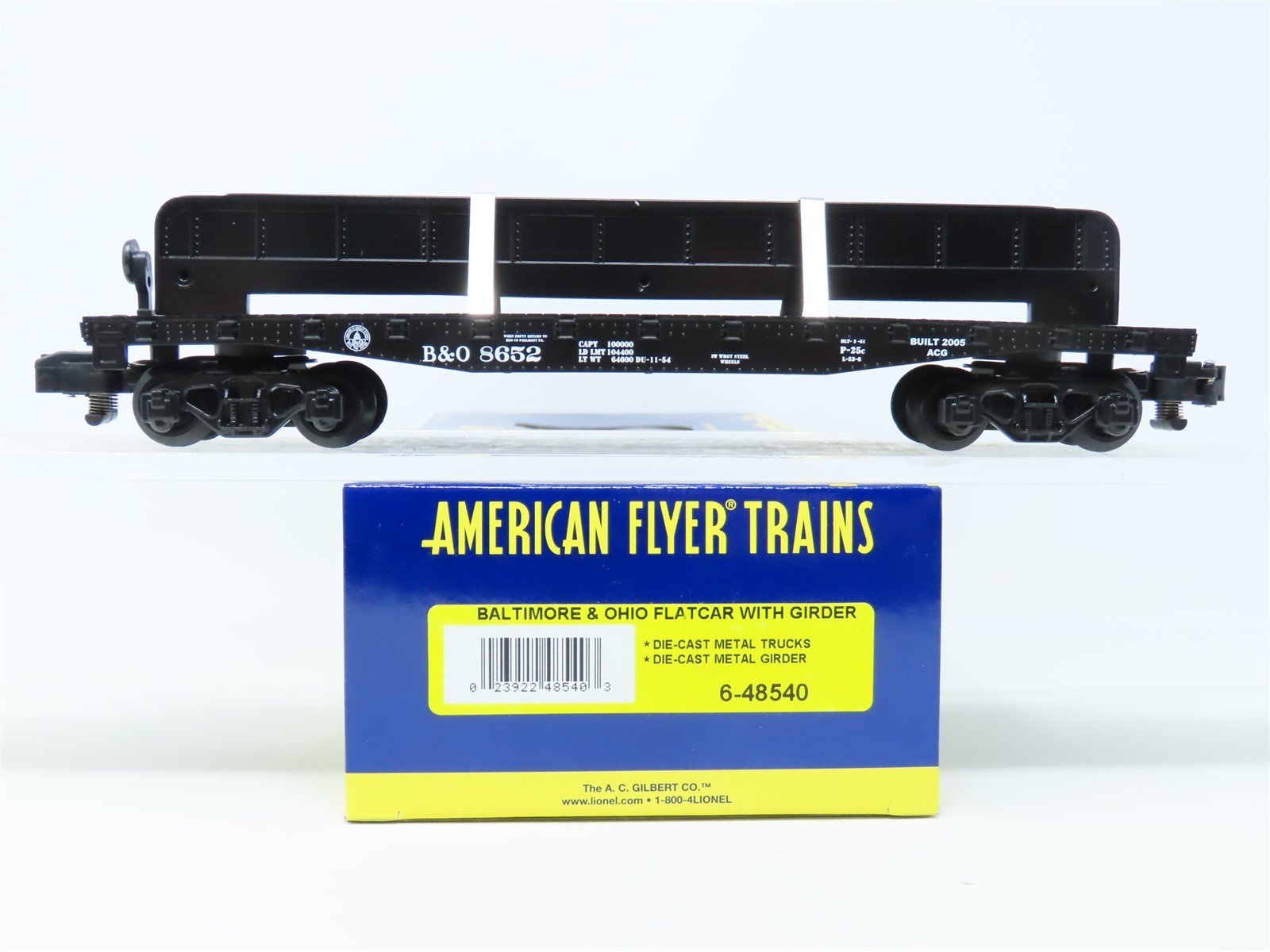 AF 6-48544 S Scale Western Maryland Flatcar with Girder