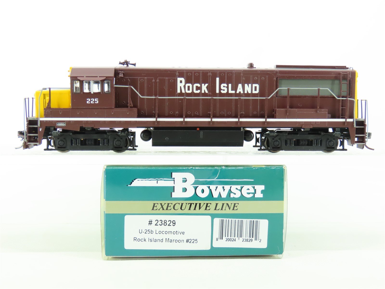 HO Bowser Executive/Stewart 691-23102 RI Rock Island GE U25B Ph. 4 