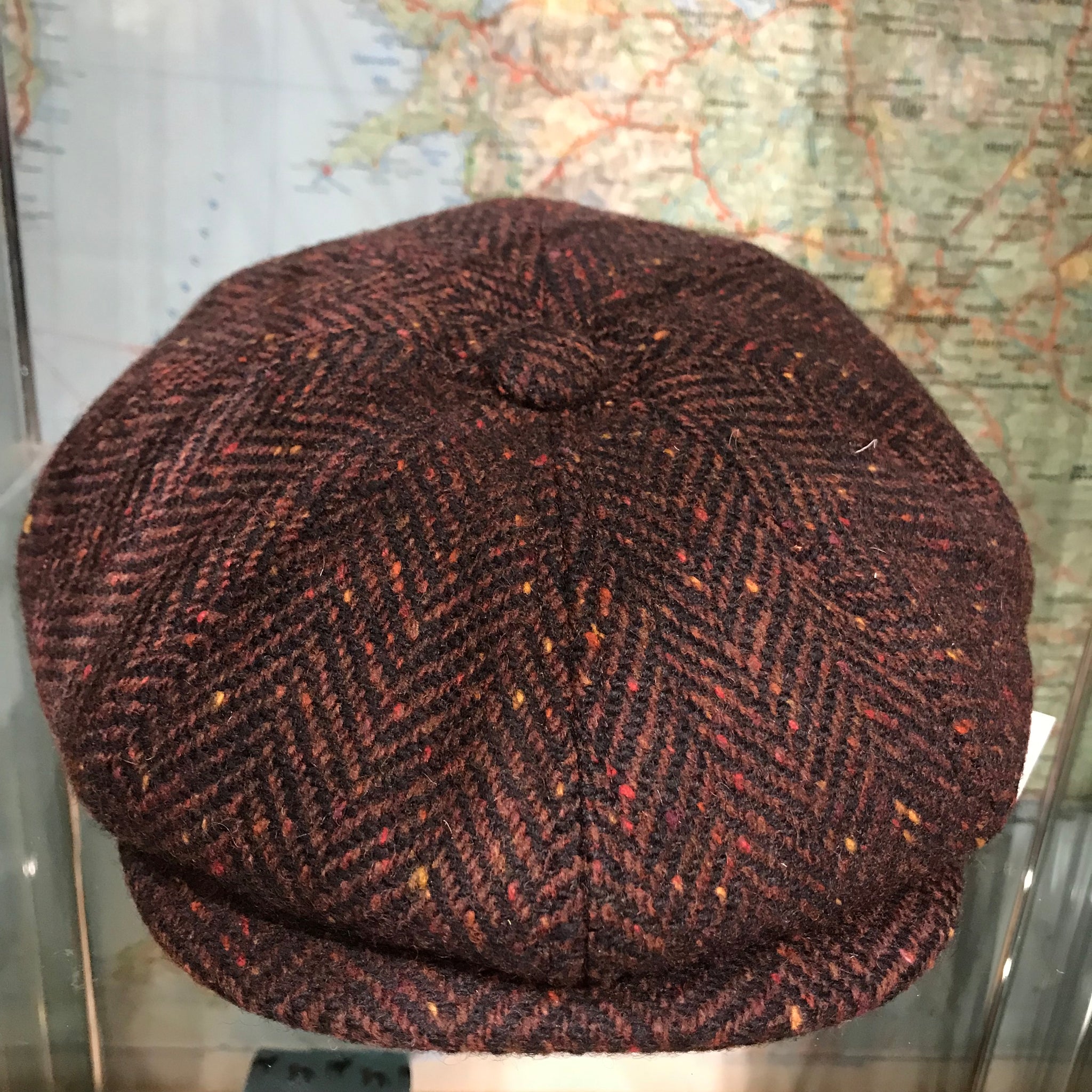 Donegal tweed bakerboy cap