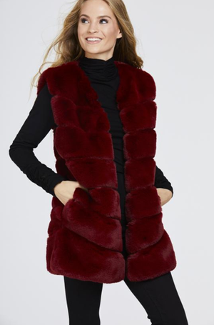 Super Soft Faux Fur Gilet Waistcoat