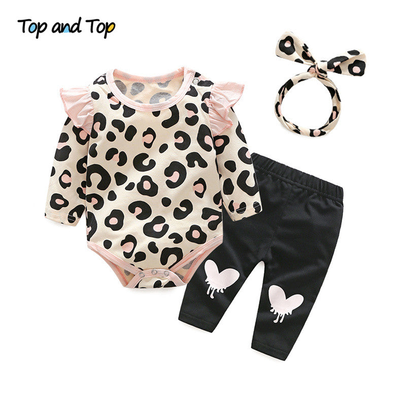 leopard print baby dress