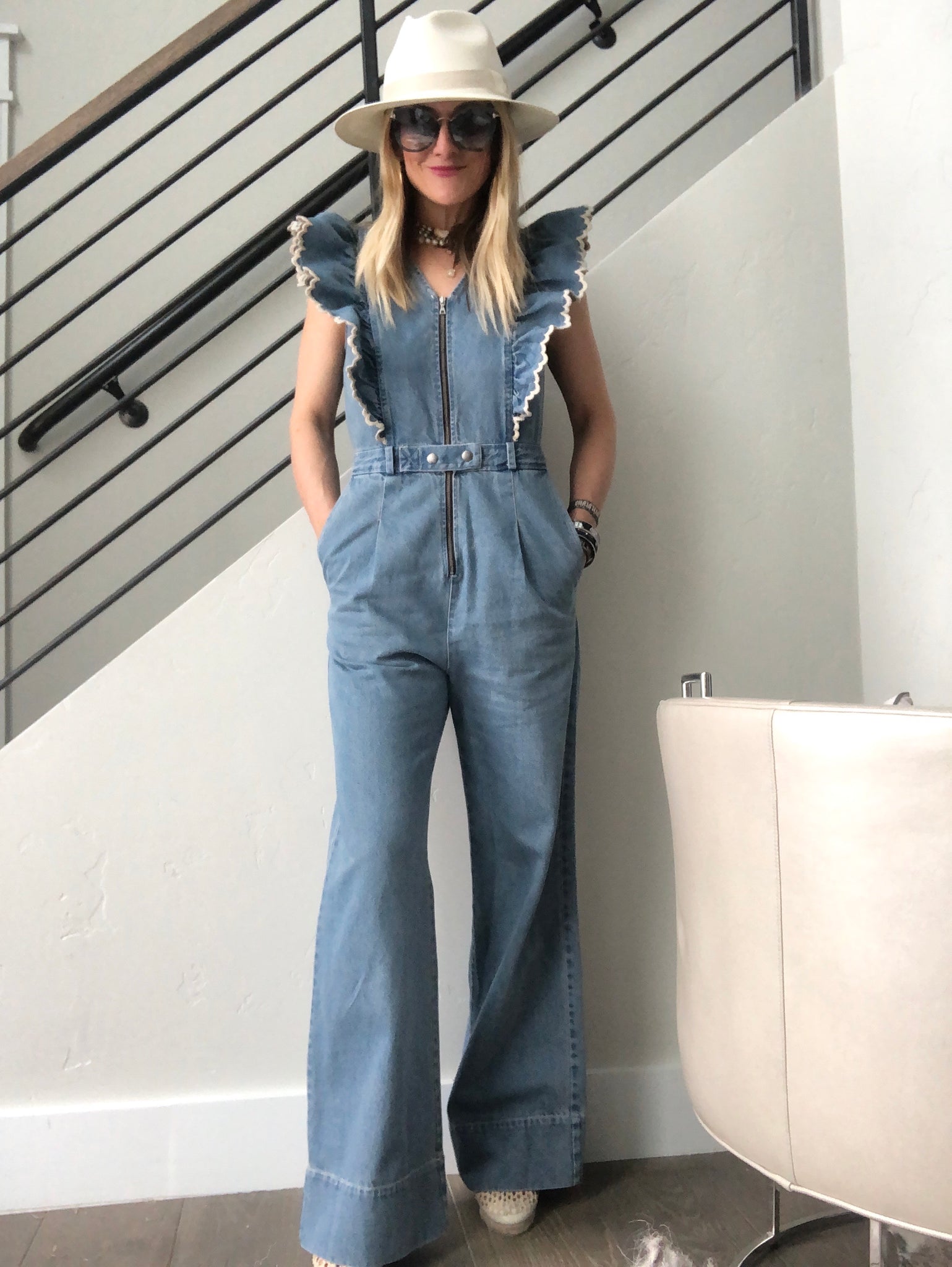 boohoo tailored wide leg jumpsuit