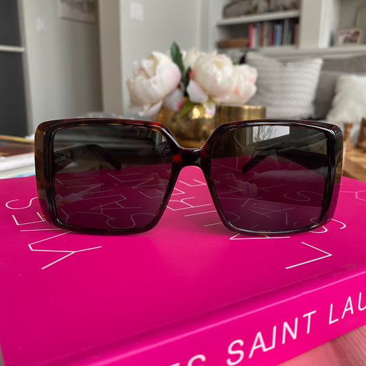 YSL Tort Blaze Sunglasses