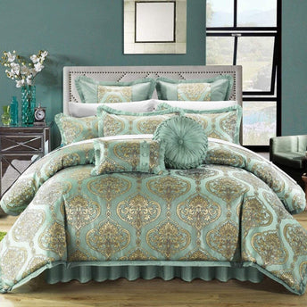 Scott Living 3-piece Cotton Jacquard Comforter Set, Belcarra