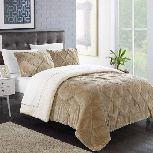 Chic Home Anaea 9 Piece Abstract Comforter Set King