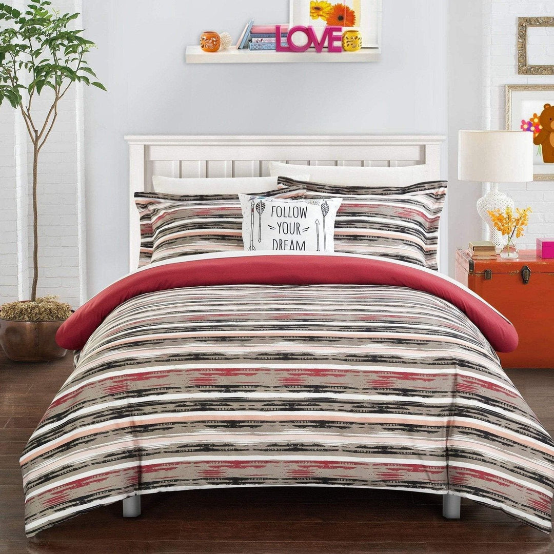 ikat print duvet cover