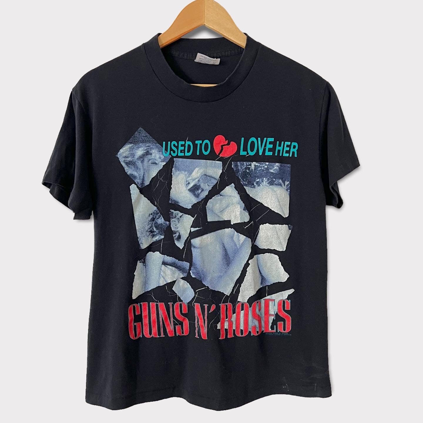 実寸サイズをご確認下さい1989 USA製 ガンズ アンド ローゼズ Guns N’Roses Tシャツ