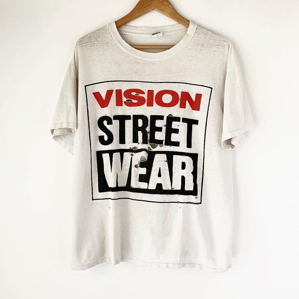 Tシャツ ビジョン vision 80s 両面 デカロゴ ビンテージ OLD | www