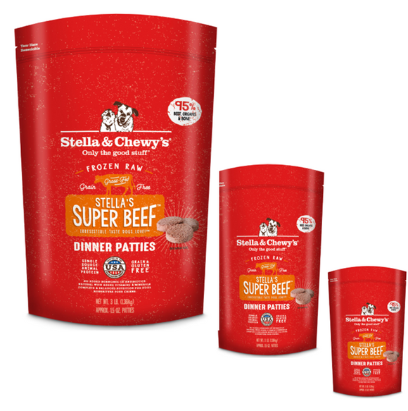 stella and chewy's frozen beef patties