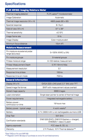 mr160 specs