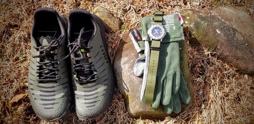 Running shoes and gear