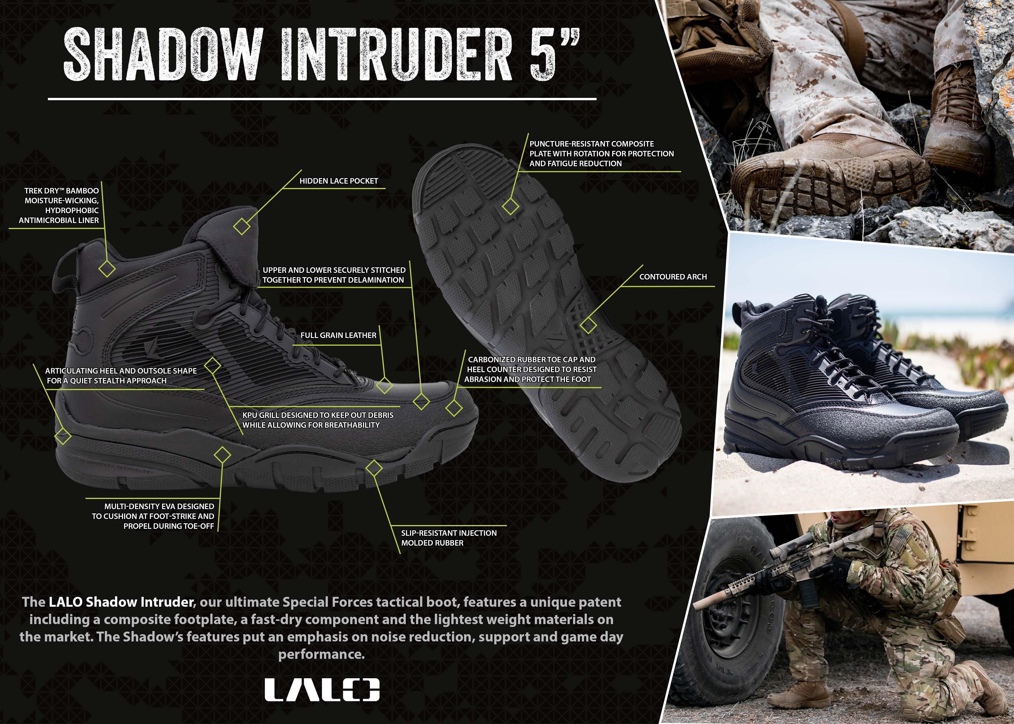 SHADOW INTRUDER 5" Black Ops