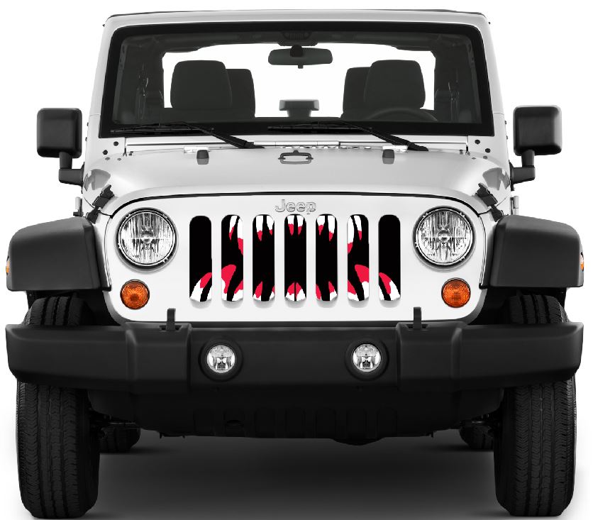 Jeep Wrangler Bloody Monster Grille Insert | Dirty Acres