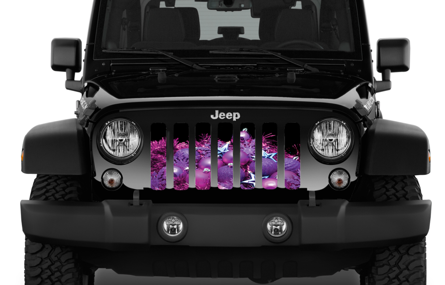 Jeep Wrangler Festive Christmas Grille Insert | Dirty Acres