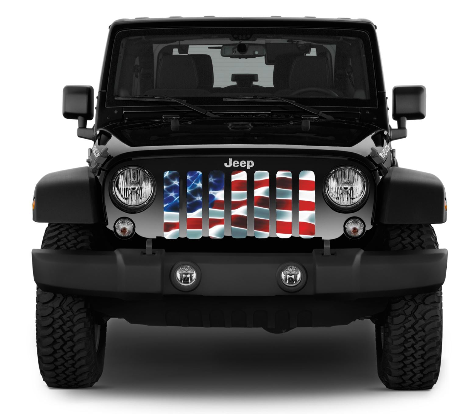 Jeep Wrangler FREEDOM American Flag Grille Insert | Dirty Acres