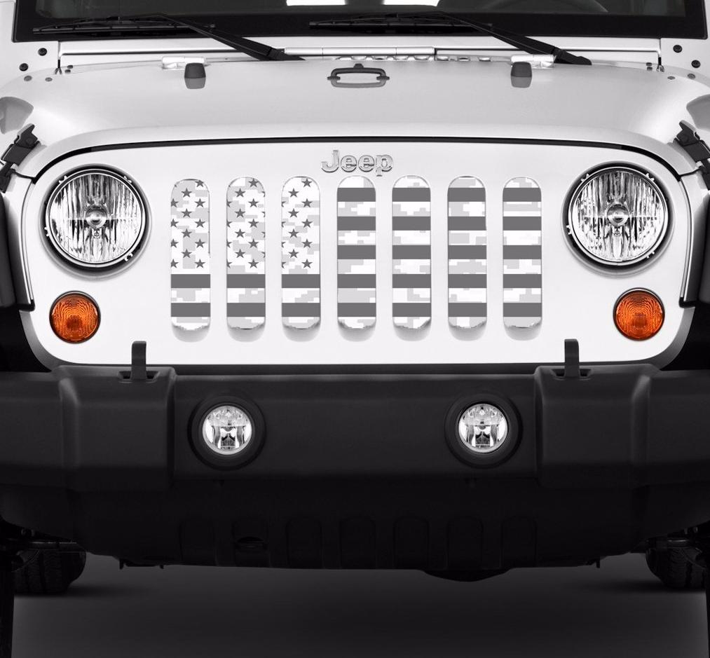 Jeep Wrangler USA Ghost Camo Grille Insert | Dirty Acres