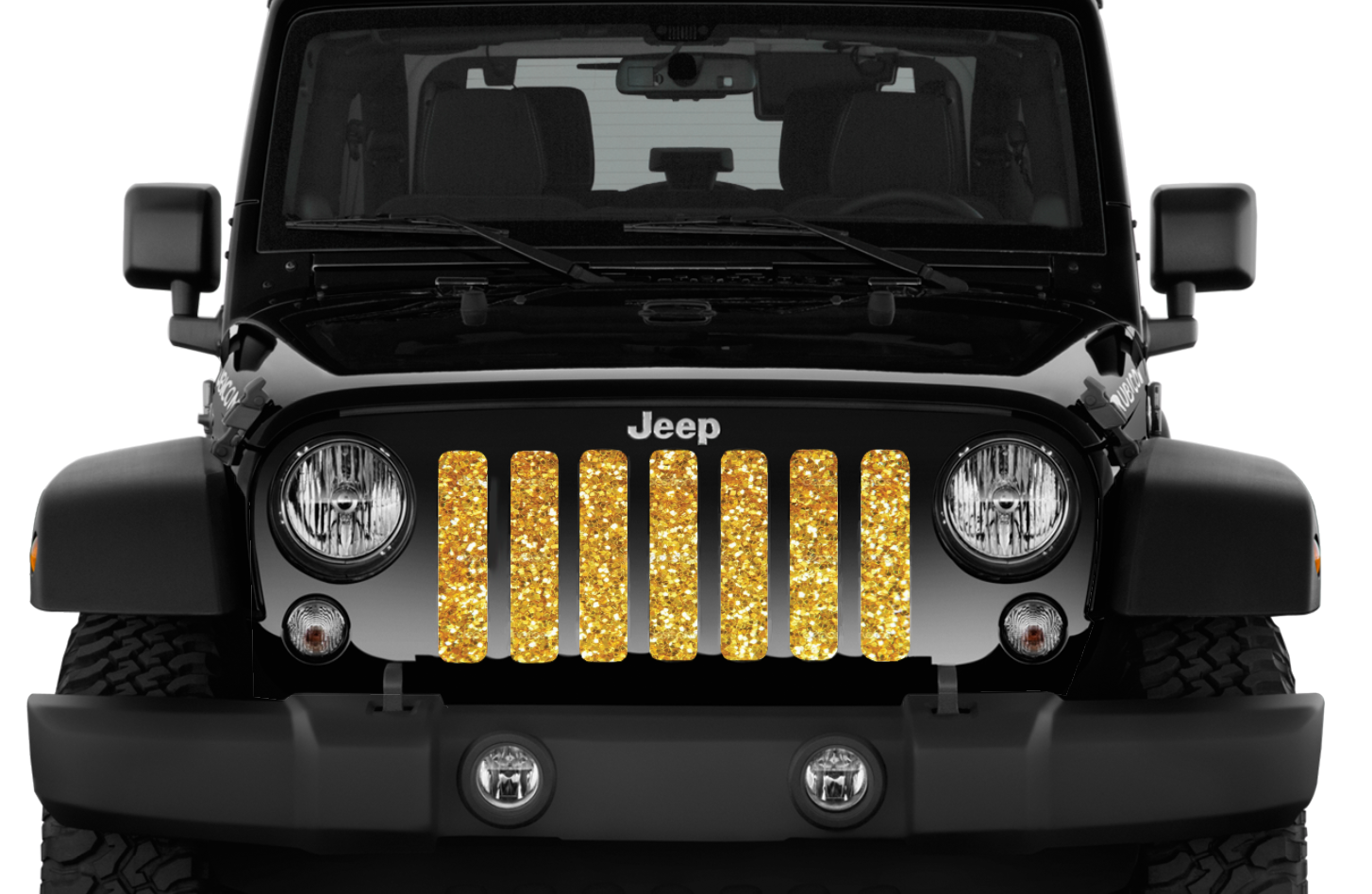 Jeep Wrangler Gold Flake Grille Insert | Dirty Acres