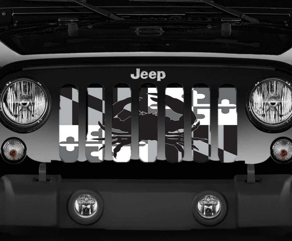 Jeep Wrangler Maryland Crab Tactical Grille Insert | Dirty Acres