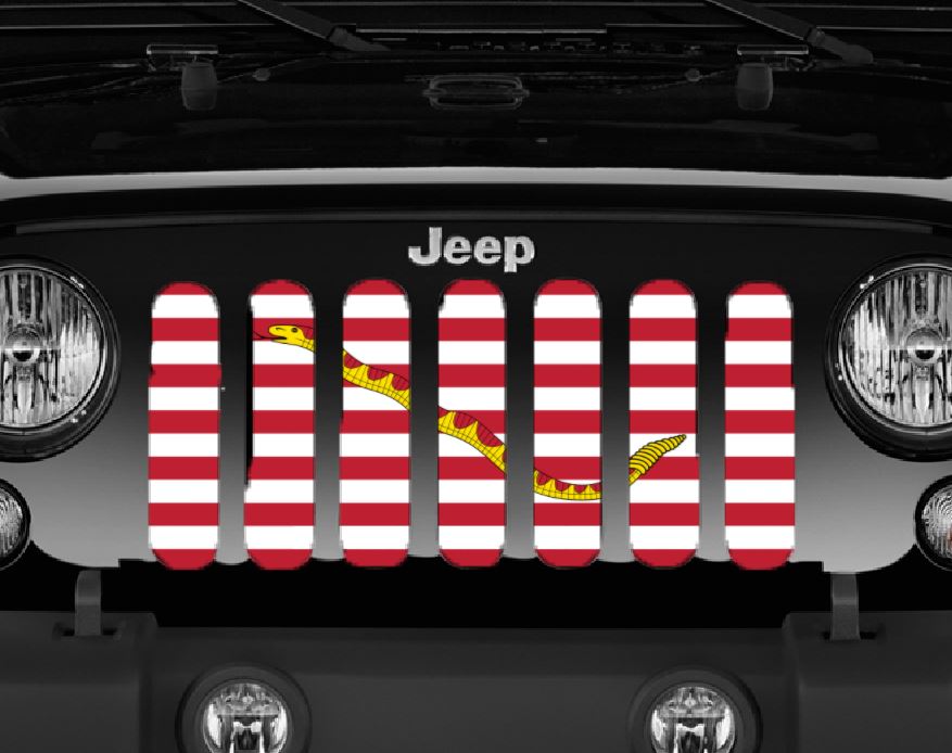 Jeep Wrangler American Gadsden Don't Tread On Me Grille Insert | Dirty Acres