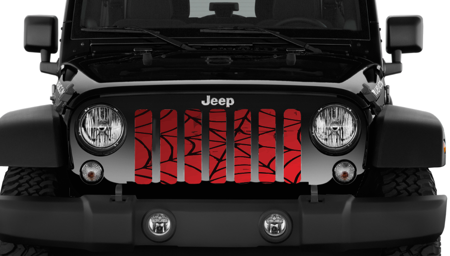 Jeep Wrangler Spider Webs Grille Insert | Dirty Acres