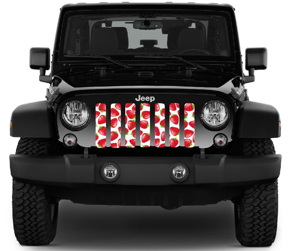 Strawberry Fields Jeep Grille Insert | Dirty Acres