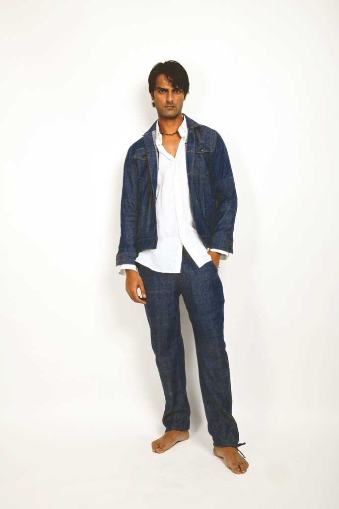 Handwoven Denim Jacket | Indigo Selvedge