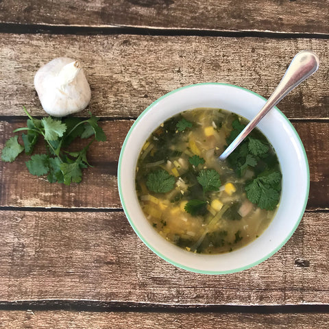 Chinese Corn Chicken Soup - Cooking For My Soul