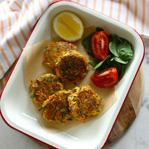 Easy Veggie Fritters – Naughty Naturopath Mum