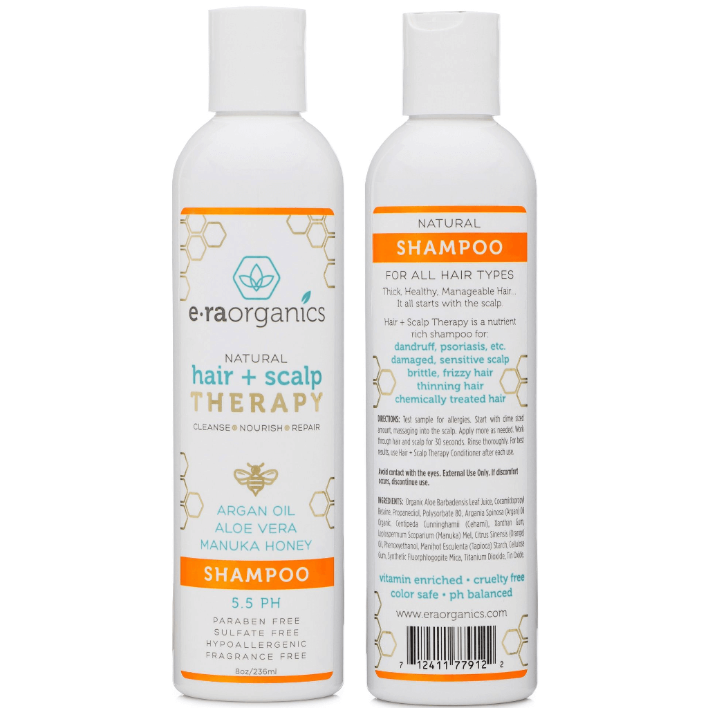 Natural Sulfate Free Shampoo For Dry Itchy Scalp And Damaged Hair