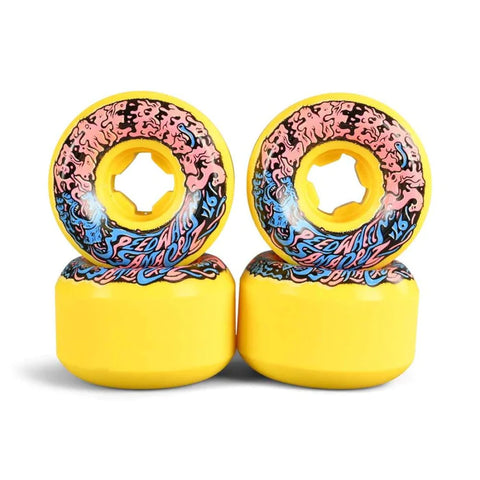 Slime Balls Skateboard Wheels 54mm Screw Balls Speed Balls 99a Yellow