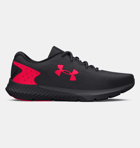 Under Armour Men's Charged Rogue 3 Knit, (001) Black