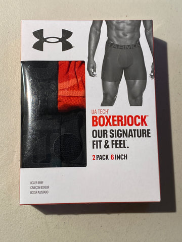 Men's UA Tech™ 6 Boxerjock® Boxer Brief (2 Pack)