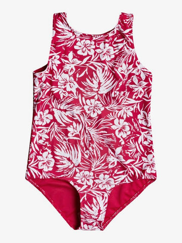 Roxy Girls' Palms Colors One-Piece Swimsuit