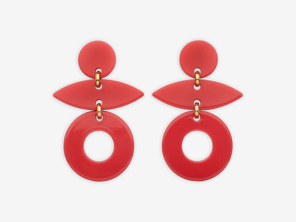 Evie Earrings in Pink – Valet Studio