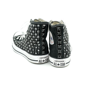 diamond studded baby converse