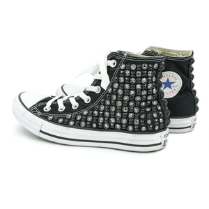 diamond studded baby converse