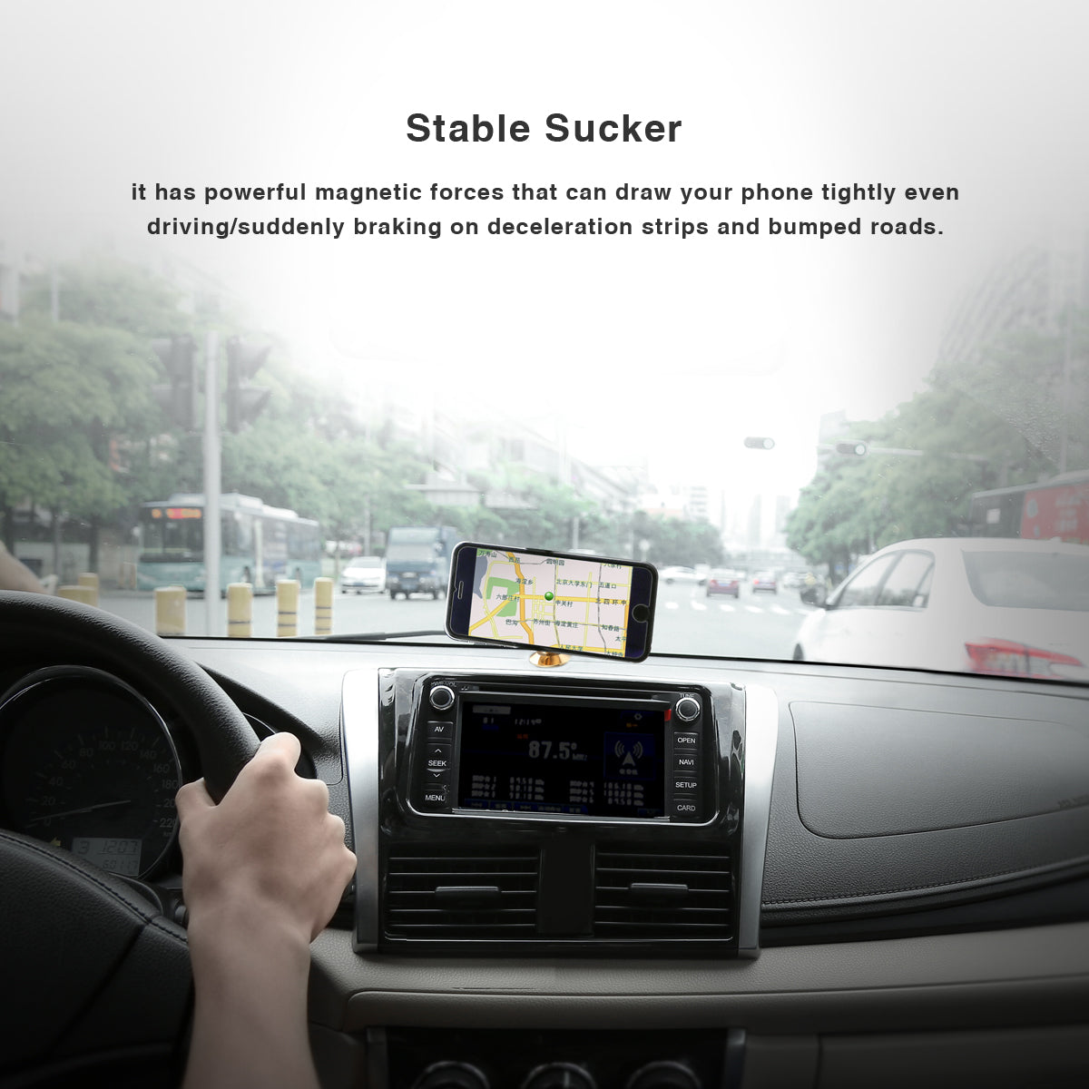 Baseus Small Ears Series Magnetic Bracket Car Mount (Adhesive Surface Mounted)