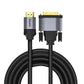 Baseus Enjoyment 4K HDMI to DVI Two Way Adapter Cable (2m)