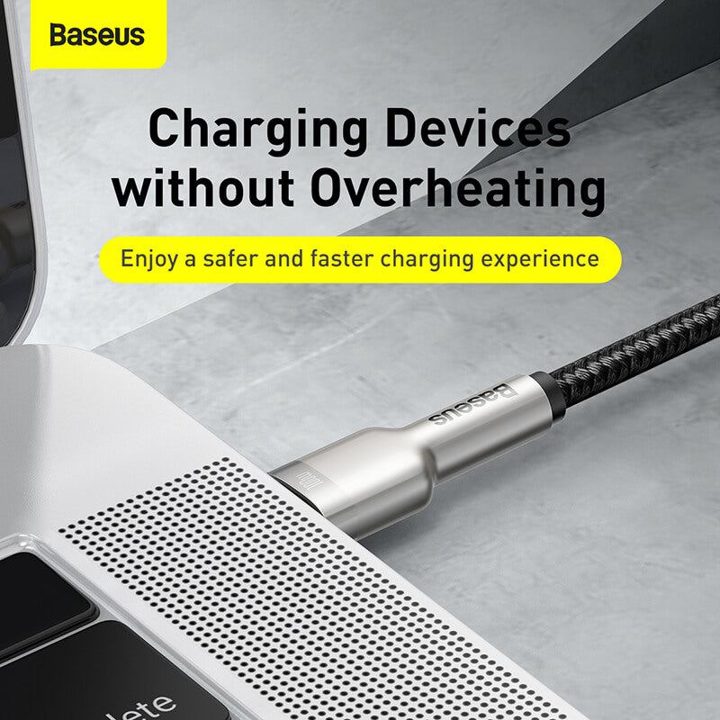 Baseus Cafule Metal Series 100W USB C to USB C Cable can charge devices without overheating