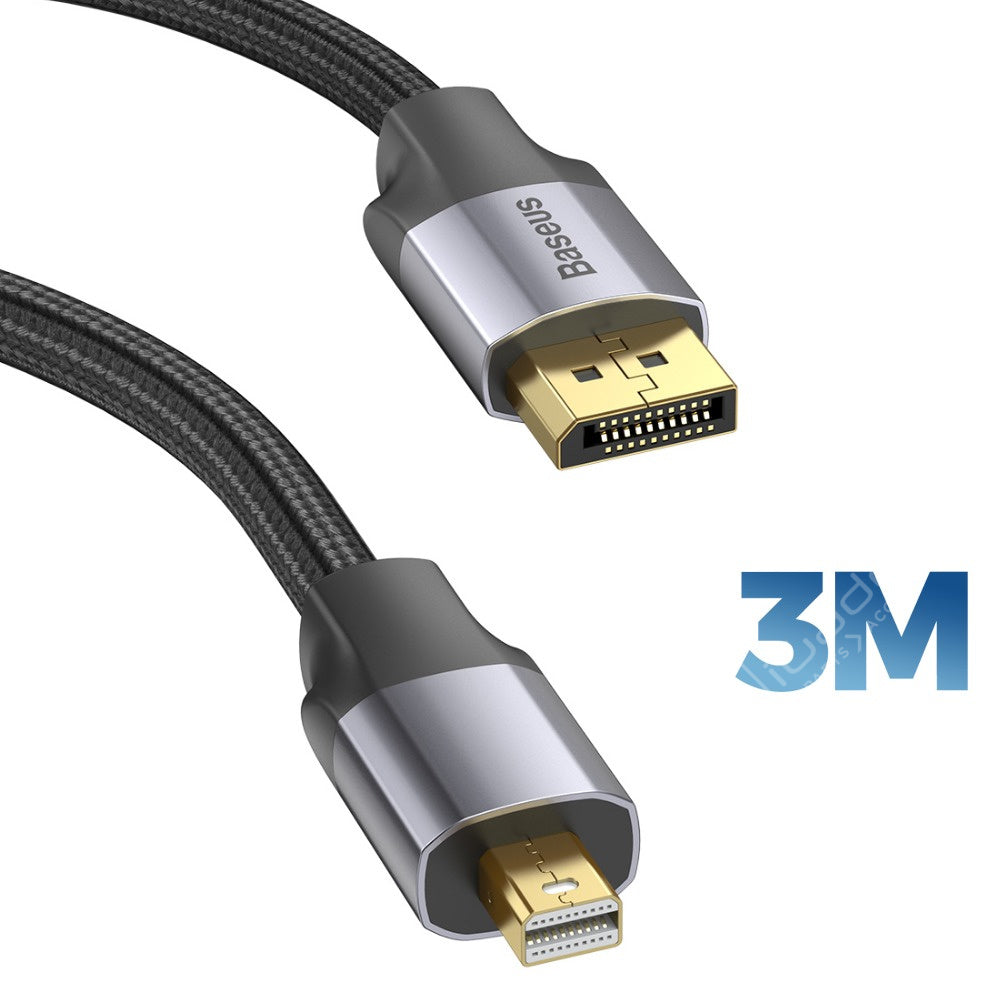 Baseus Enjoyment Two Way Mini DP Display Port to DisplayPort Cable (3m)