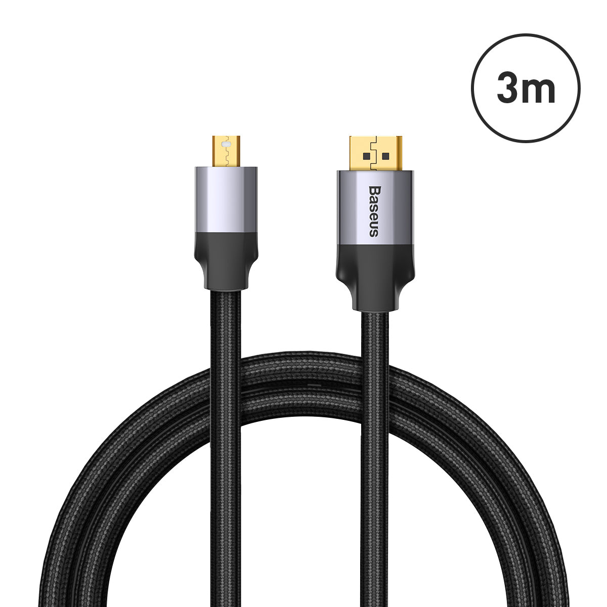 Baseus Enjoyment Two Way Mini DP Display Port to DisplayPort Cable (3m)