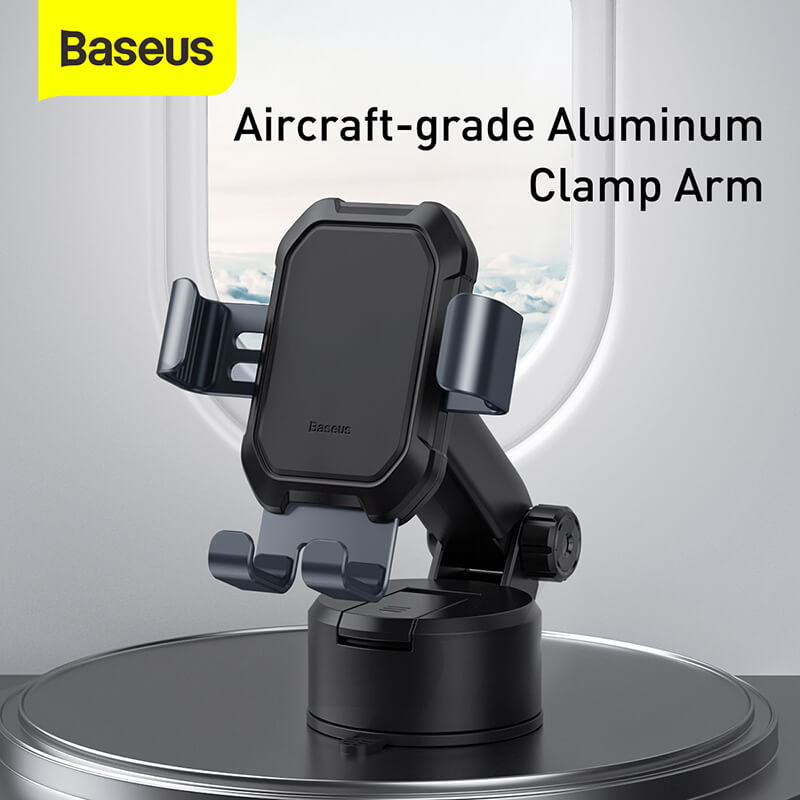 BASEUS Tank Gravity Long Arm Phone Car Mount (Suction Cup Base)