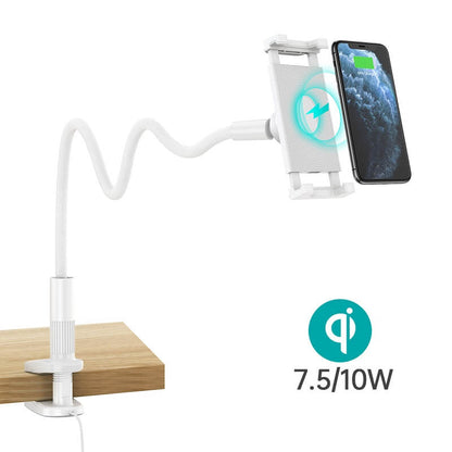 CHOETECH 2in1 Flexible Phone Desktop Holder with Wireless Charger 10W (T548-S)