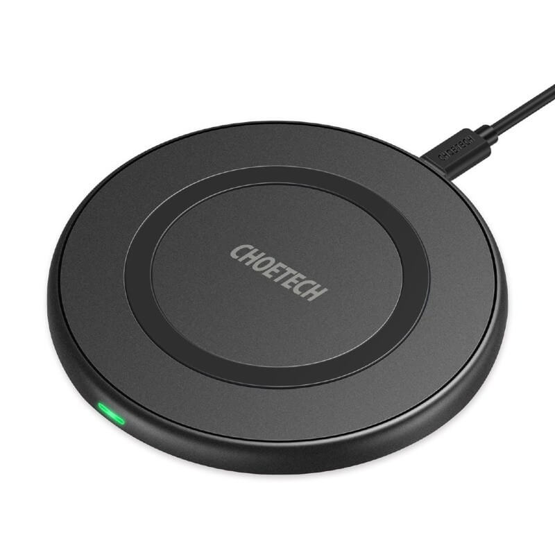 CHOETECH 10W Wireless Charger Pad for iPhone 13/12/12 Pro/12 Pro Max/12 Mini/SE 2020/11 Pro Max/Xs Max/XR/X, Galaxy S20/Note 10/S10,LG V30/V35