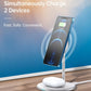 CHOETECH Qi 2in1 15W Wireless Charger for iPhone and AirPods Magnetic Holder Compatible with MagSafe (T581-F)